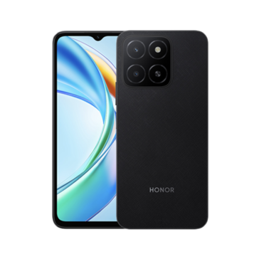 Honor X5b Plus nella colorazione Flowing Black (Fonte immagine - Honor)