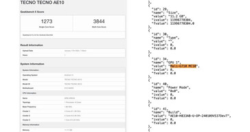 ... e i database di Geekbench prima del suo lancio. (Fonte: Camera FV-5, Geekbench via MySmartPrice)