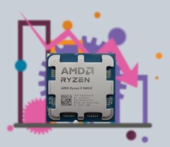 La linea di CPU AMD Ryzen 9000 conta attualmente quattro processori. (Fonte immagine: Notebookcheck, Pixabay, modificato)