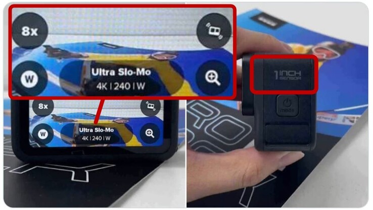 Le presunte immagini trapelate della GoPro Hero 12 Black sembrano confermare almeno alcune delle sue capacità video. (Fonte: The New Camera)