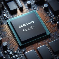 Samsung Foundry ha finalmente ricevuto alcuni nuovi ordini per il suo nodo a 4 nm (immagine generata da DALL-E)