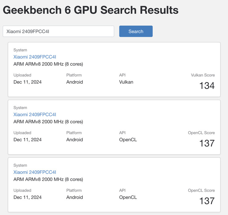 (Fonte: Geekbench)