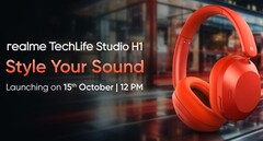 Il Techlife Studio H1 nella colorazione Crimson Beats (fonte: Realme)