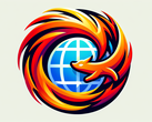 Logo artistico del browser Firefox (Fonte: immagine generata da DALL-E 3)