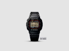 L&#039;orologio Casio G-Shock DW-5000R celebra l&#039;orologio originale DW-5000C (sopra). (Fonte: Casio)