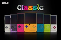 Retroid Pocket Classic ha un design che ricorda il Game Boy Color. (Fonte: GoRetroid)