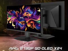 Il MAG 273QP X24 potrebbe diventare il monitor da gioco QD-OLED da 27 pollici più economico di MSI. (Fonte: MSI)