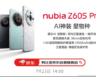 Il Nubia Z60S Pro avrà probabilmente una batteria da 5100 mAh e funzioni AI, come da immagine promozionale. (Fonte: ITHome)