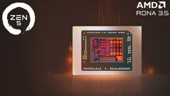 AMD RDNA 3.5 iGPU Radeon 890M ha dimostrato di offrire prestazioni vicine a quelle di Nvidia RTX 2050 (Fonte immagine: AMD [ed.])