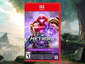 Foto della scatola di Metroid Prime 4: Beyond Switch 2 (Fonte: Amazon, Nintendo con modifiche)
