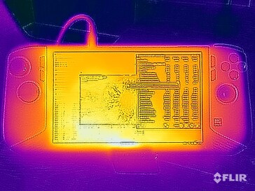 Test di sollecitazione delle temperature di superficie (parte anteriore)