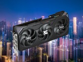 Le GPU RX 9070, comprese le schede AIB come la Gigabyte RX 9070 OC qui raffigurata, saranno in vendita da marzo 2025. (Fonte immagine: Gigabyte, Unsplash, modificato)