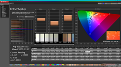 ColorChecker prima della calibrazione