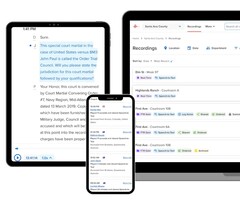 For The Record espande le funzionalità del software FTR RealTime alimentato dall&#039;AI per la registrazione e la trascrizione dei procedimenti giudiziari. (Fonte: FTR)