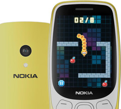 HMD Global offre il Nokia 3210 2024 nelle colorazioni Grunge Black, Scuba Blue e Y2K Gold. (Fonte: HMD Global)