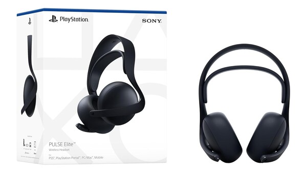 Le cuffie Pulse Elite Wireless (Midnight Black) sono più economiche su Amazon. (Fonte: Sony)