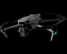 Il drone con fotocamera DJI Air 3S, come si vede nel nuovo teaser trapelato. (Fonte immagine: @Quadro_News su X/Twitter)