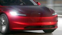 fari della Model 3 del 2024 (Fonte: Tesla/YT)