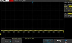 25% di luminosità: 360 Hz PWM