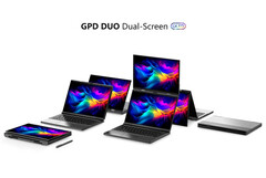 GPD Duo sarà disponibile con le APU AMD Zen 4 o Zen 5. (Fonte: GPD)