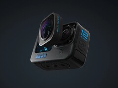 La nuova GoPro Hero 12 Black e l&#039;obiettivo Max Mod 2.0 (opzionale) (Fonte: GoPro)