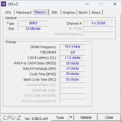 CPU-Z Memoria