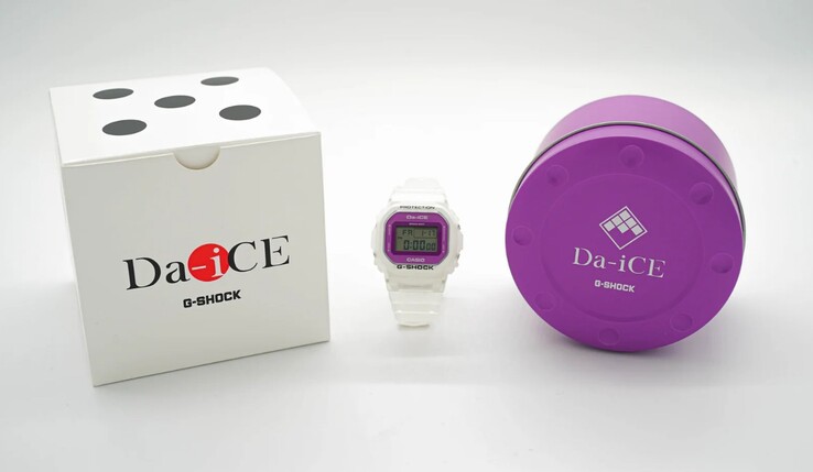 Confezione personalizzata per l'imminente orologio della collaborazione Casio x Da-iCE. (Fonte: Grande Mondo G-Shock)