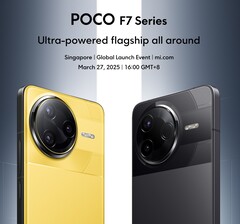 La serie Poco F7 sarà lanciata il 27 marzo. (Fonte immagine: Xiaomi)