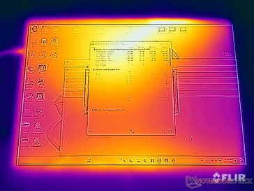 Test di sollecitazione delle temperature di superficie (parte anteriore)