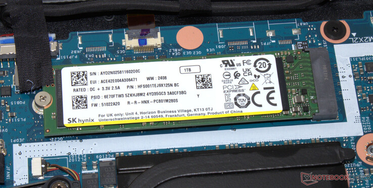 Un SSD PCIe 4 funge da unità di sistema.