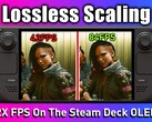 Il Lossless Scaling su Steam Deck OLED mostra risultati positivi nei primi test (fonte: ETA Prime)