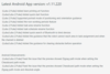 Il registro delle modifiche per l'applicazione Mammotion versione 1.11.220 per gli utenti di Android. (Fonte: Mammotion)