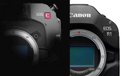 L&#039;annunciata fotocamera cinematografica di Canon sembra presentare alcuni aggiornamenti simili a quelli della EOS R1. (Fonte immagine: Canon - modificato)