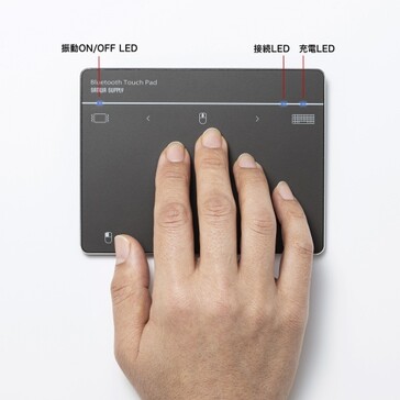 Il touchpad supporta 14 gesti multi-dito di Windows. (Fonte: Sanwa Supply)