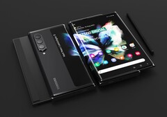 Lo smartphone con display arrotolabile di Samsung potrebbe arrivare già il prossimo anno. (Fonte: Technizo Concept)