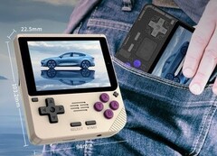 Powkiddy commercializza il V10 come tascabile, come molte altre recenti console portatili di gioco retrò. (Fonte: Powkiddy - modifica)