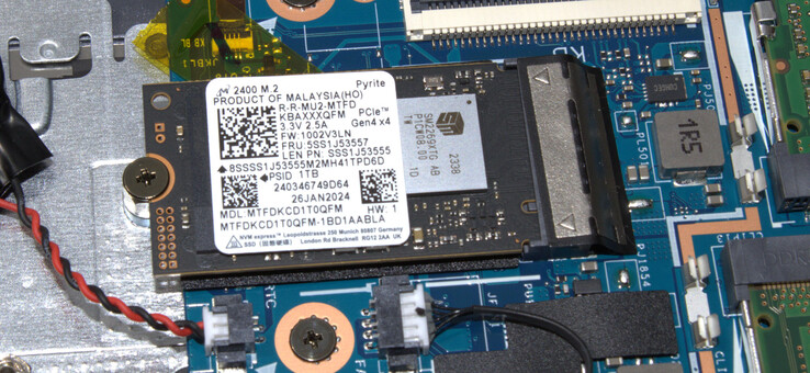 Un SSD PCIe 4 funge da unità di sistema.