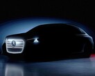 La foto teaser della Mercedes Classe C EV elettrica (Fonte: Mercedes-Benz)