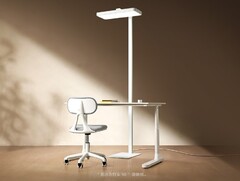 La Xiaomi Mijia Vertical Learning Lamp proietta la luce in due direzioni. (Fonte: Xiaomi)