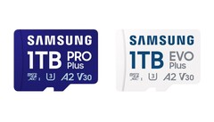 Le schede microSD PRO Plus ed EVO Plus di Samsung sono ora disponibili con una capacità di 1 TB. (Fonte: Samsung)