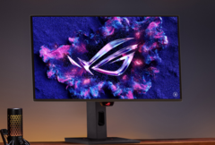 L&#039;Asus ROG Strix OLED XG27UCDMG (nella foto) presenta un pannello QD-OLED di produzione Samsung. (Fonte: Asus)