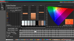 ColorChecker prima della calibrazione