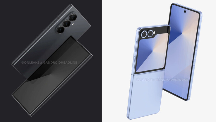 Galaxy Z Fold7 e Galaxy Z Flip7 dovrebbero essere lanciati contemporaneamente quest'estate. (Fonte immagine: Android Headlines &amp; OnLeaks)