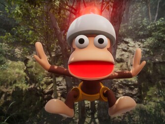 Metal Gear Solid Delta: Modalità Snake Eater Ape Escape (Fonte: Sony PlayStation)