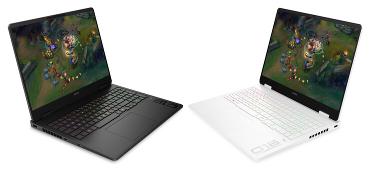 L'Omen 16 nei colori Shadow Black e Ceramic White (fonte: HP)