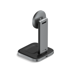 Satechi 2-in-1 Pieghevole Qi2 Supporto di ricarica wireless