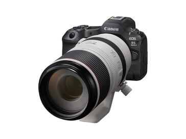 Canon EOS R5 Mark con obiettivo RF100-500 mm F4.5-7.1 L IS USM (Fonte: Canon)