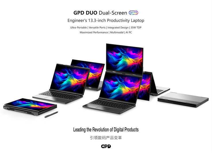 GPD condivide altre informazioni sul portatile Duo (Fonte: GPD)