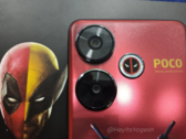 La Xiaomi POCO x Deadpool x Wolverine Special Limited Edition sembra avere una finitura rossa metallizzata. (Fonte: Yogesh Brar su X/Twitter)