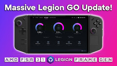 AMD FSR 3.1 e la generazione di fotogrammi approda su Lenovo Legion Go (Fonte immagine: ETA Prime su YouTube)